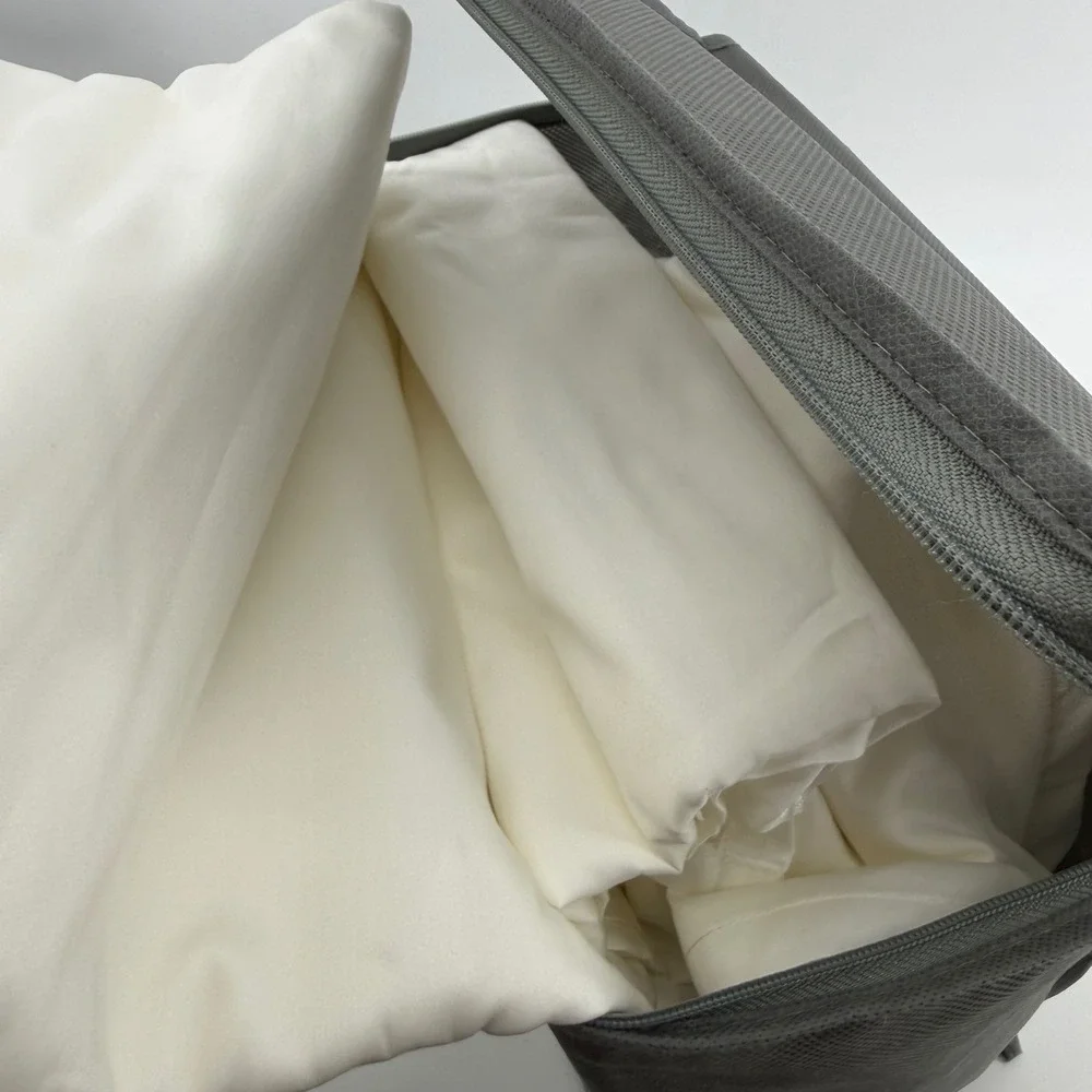 Sleep Number Essential Fit Cotton Sheet Set Eastern King White 300TC 424299
